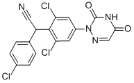 2,6-Dichloro-alpha-(4-chlorophenyl)-4-(4,5-dihydro-3,5-dioxo-1,2,4-triazin-2(3H)-yl)benzeneacetonitrile(101831-37-2)